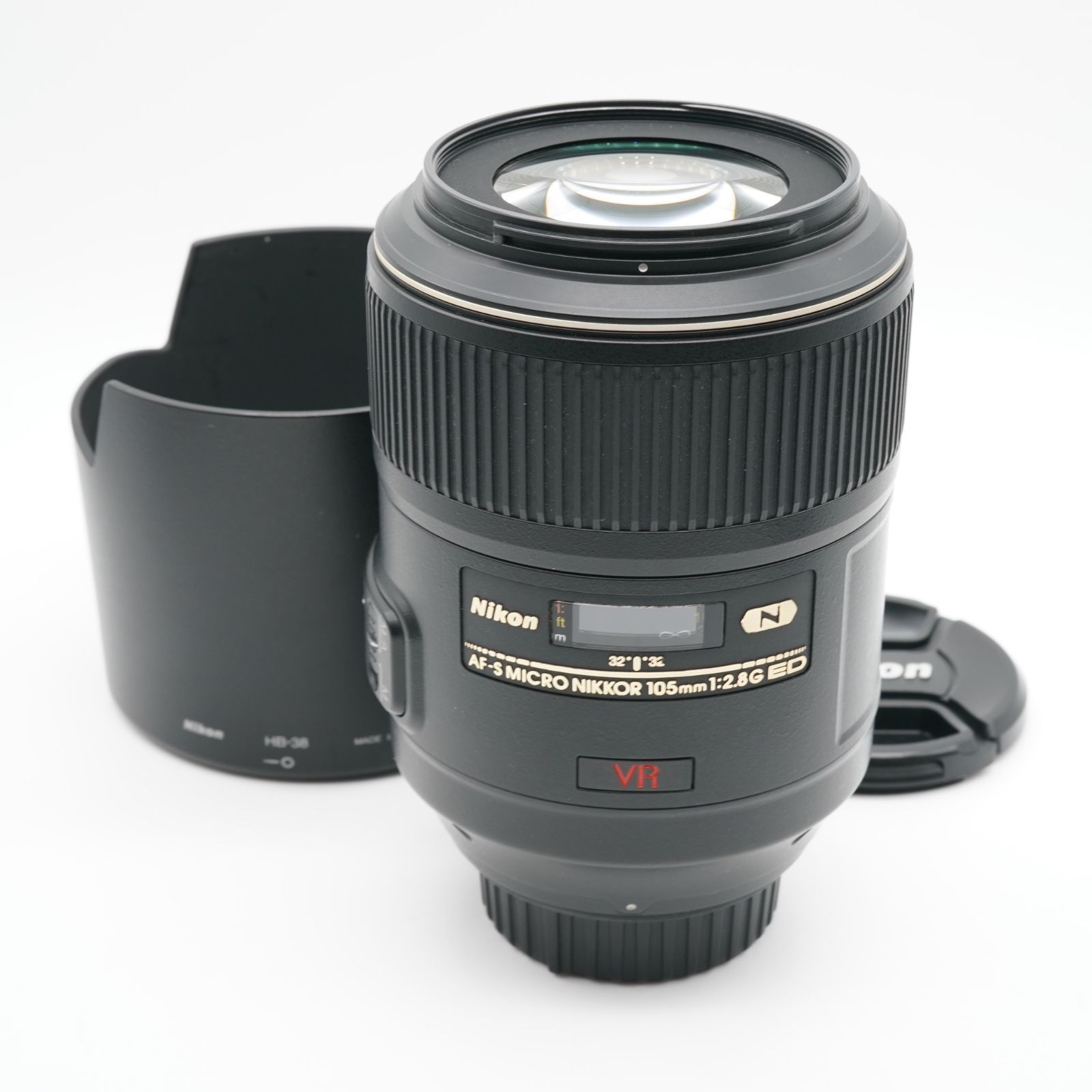 新品級 Nikon ニコン AF-S VR Micro-Nikkor 105mm f/2.8G IF-ED あると嬉しい純正フード付！