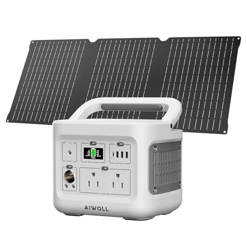 ☆新品☆AIWOLL ポータブル電源 355Wh ソーラーパネル 40W セットmini