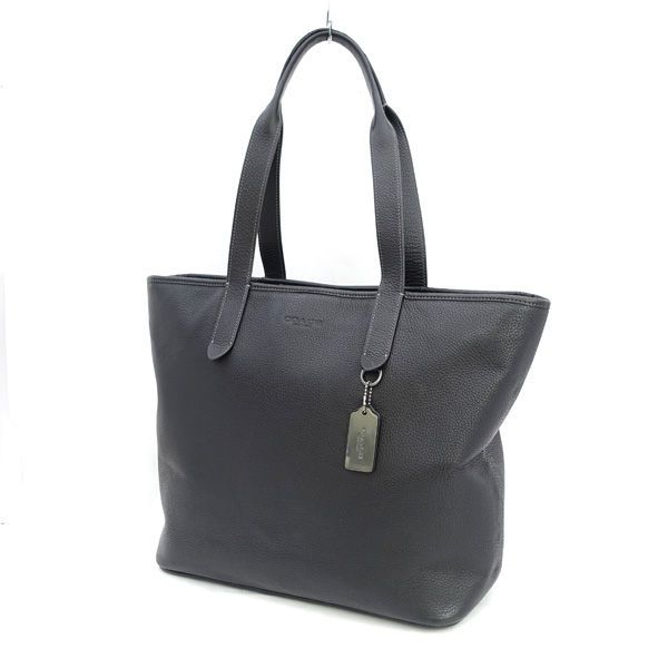 COACH / コーチ ◆サリバントート レザー トートバッグ ブラック C9876 【バッグ/バック/BAG/鞄/カバン】 ブランド【中古】