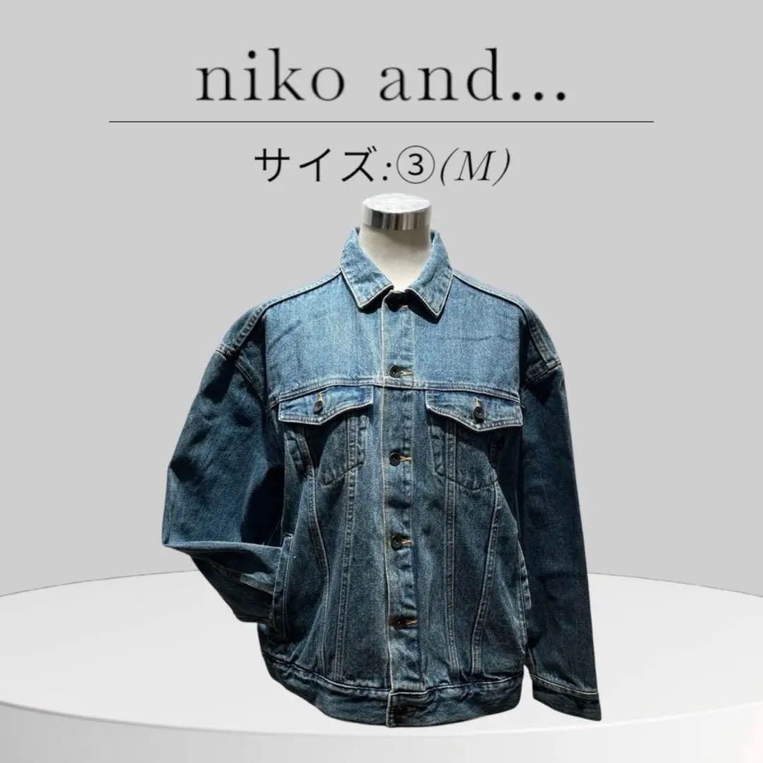 niko and... デニムジャケット Mサイズ
