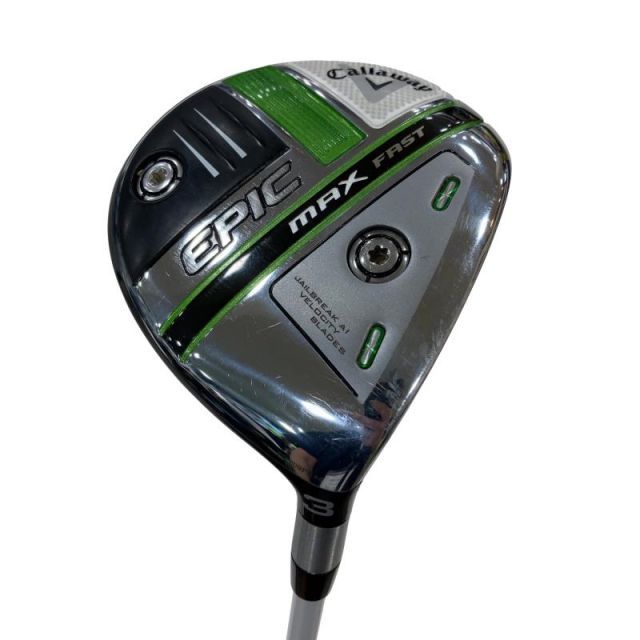 【中古】 キャロウェイ EPIC MAX FAST 3W レディース フェアウェイウッド FW ELDIO for CW 40(FW) (フレックスA) レディース 女性用 右利き 右用 Cランク ゴルフクラブ