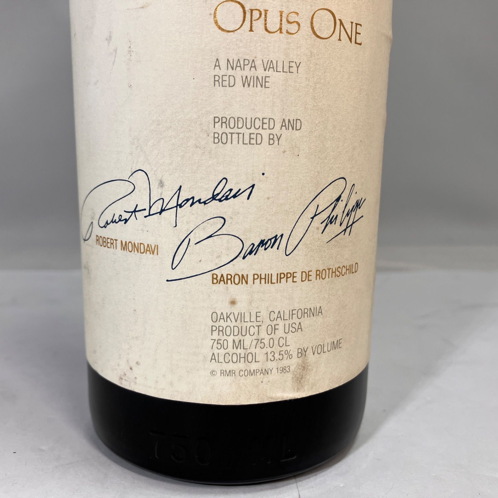 Opus One オーパス・ワン 1995年 750ml/13.5% 液漏れあり】オーパスワン 1995 750ml 古酒 - メルカリ