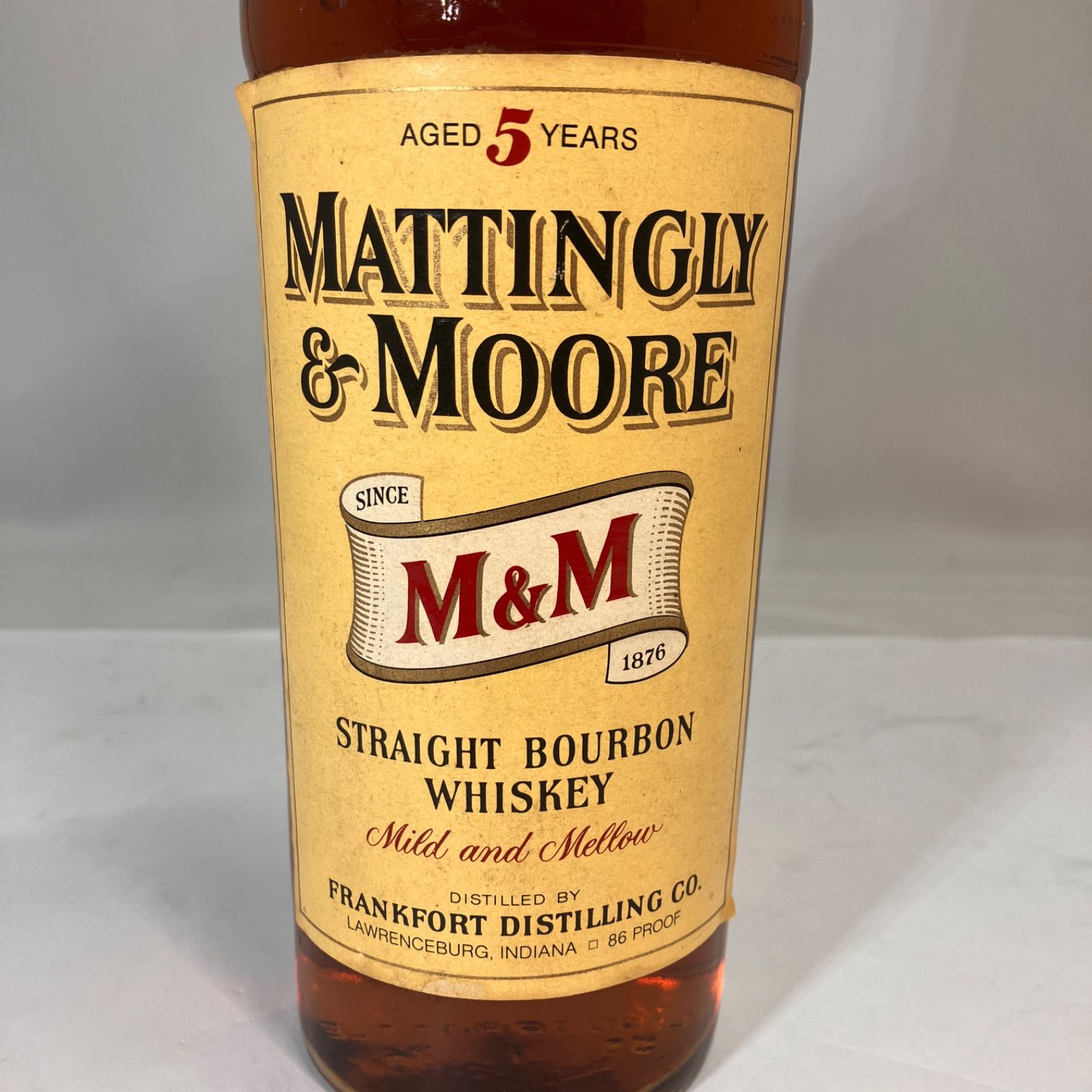 未開栓 MATTINGLY&MOORE 5年 湘南台店 - メルカリ