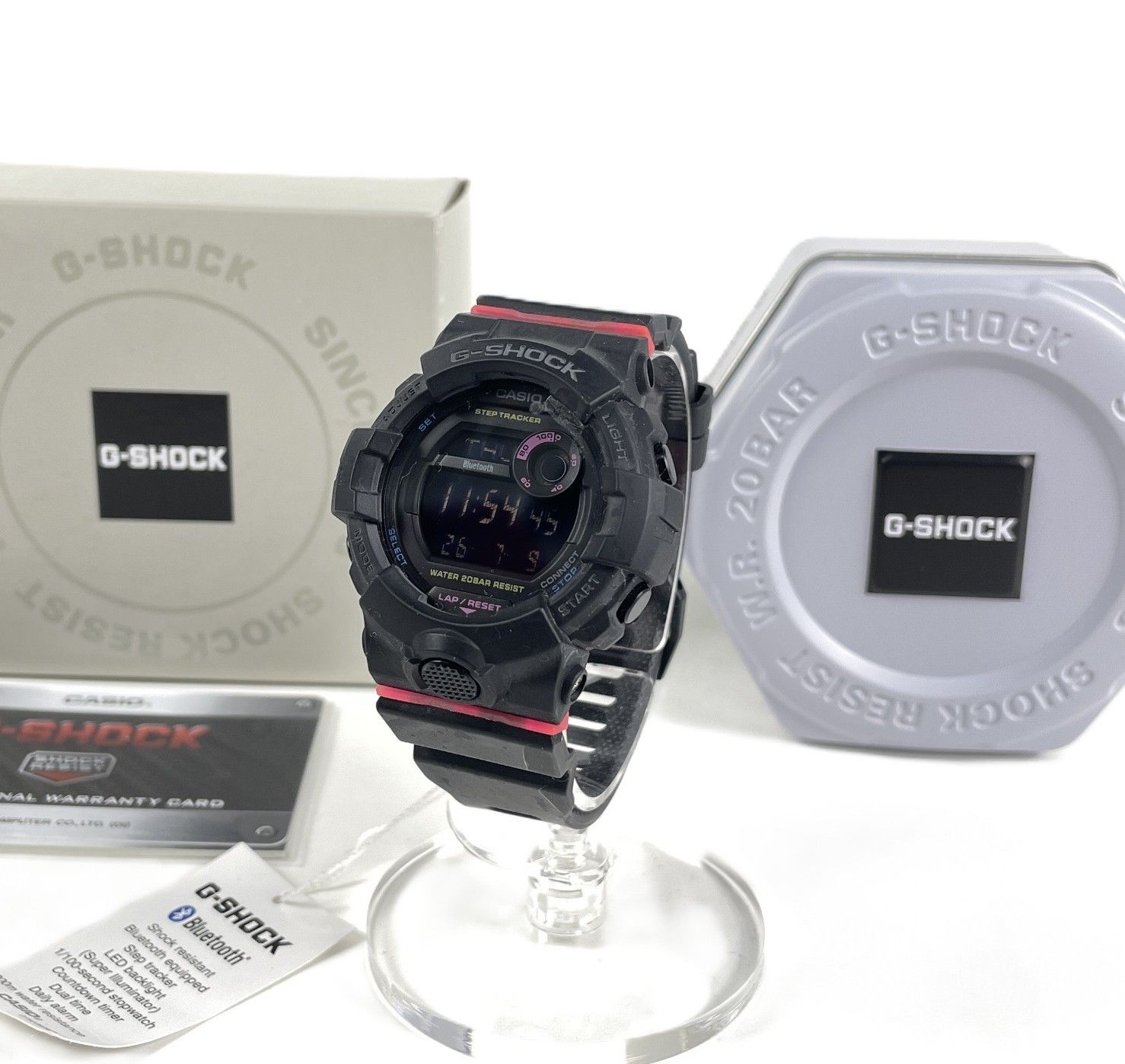タグ・ケース・箱・説明書付　CASIO　G-SHOCK　カシオ　ジーショック　GMD-B800SC-1JF　腕時計　デジタルウォッチ　20気圧防水　ブラック