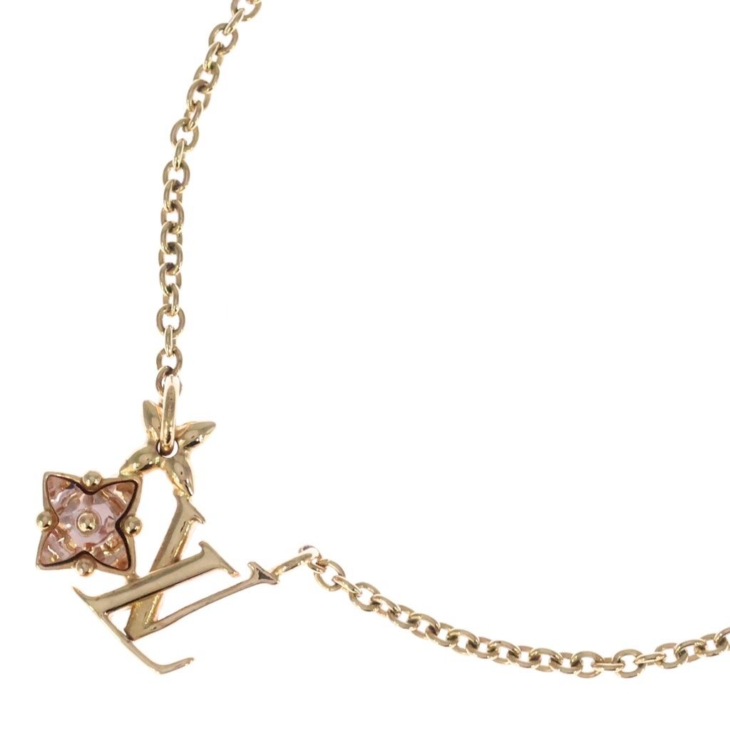 LOUIS VUITTON (ルイヴィトン) モノグラム コリエルルグラムネックレス ゴールド金具 M00783