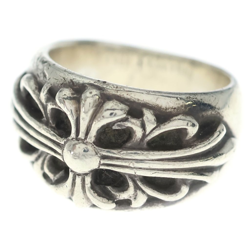 CHROME HEARTS (クロムハーツ) FLRL CRS フローラルクロス リング シルバー BCA346