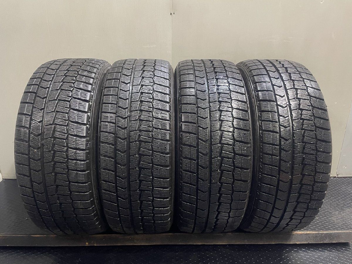 DUNLOP WINTER MAXX WM02 225/45R18 18インチ スタッドレス 4本 23年製 バリ溝 クラウンアスリート レヴォーグ RX-8 ジューク等　(KTM814)