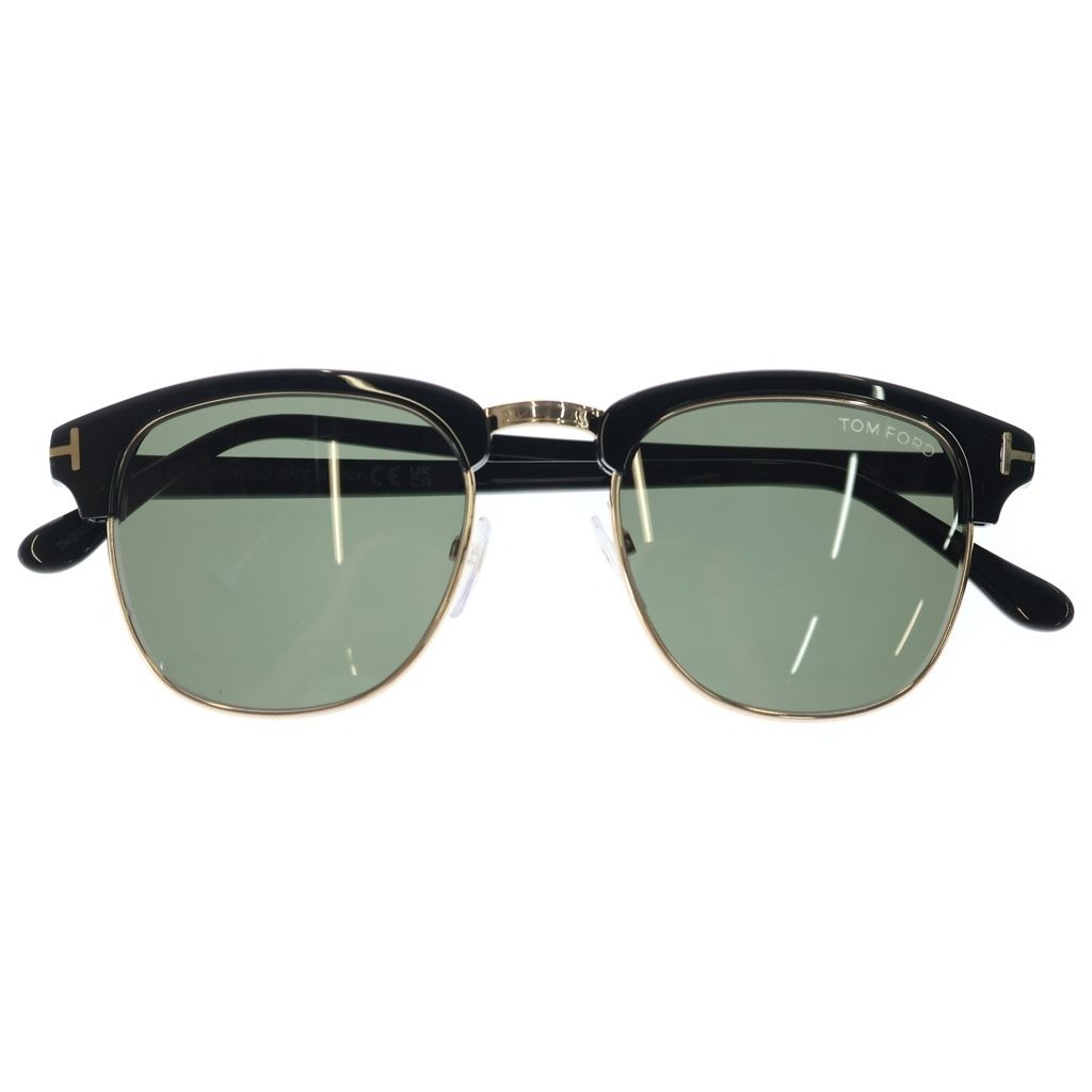 TOM FORD (トムフォード) HENRY ヘンリーサーモントフレーム カラーレンズ サングラス メガネ ブラック/ゴールド TF248 24,133円