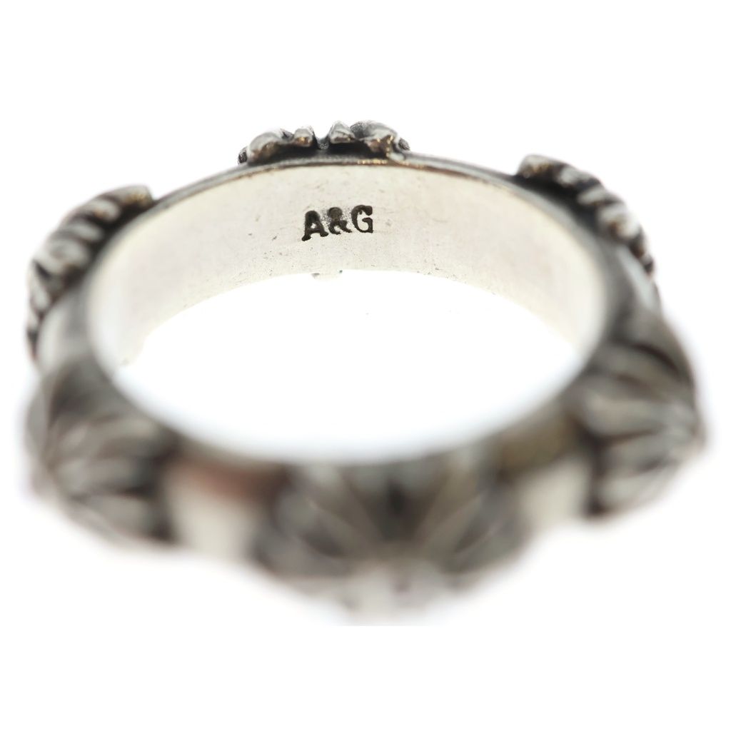 A&G (エーアンドジー) ルビー入り スターモチーフ リング - メルカリ
