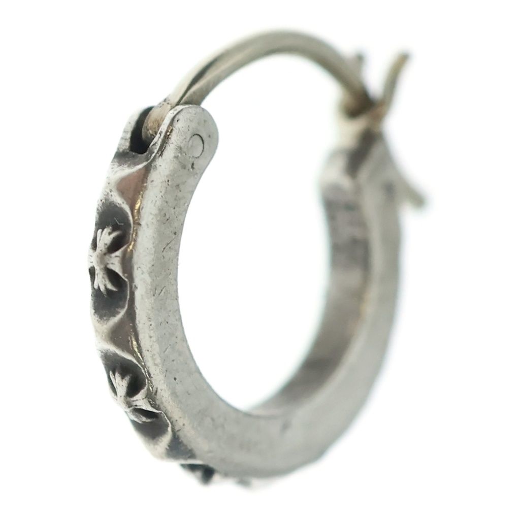 CHROME HEARTS (クロムハーツ) TINY TFP HOOP トゥルーファッキンパンク フープピアス シルバー BCA118