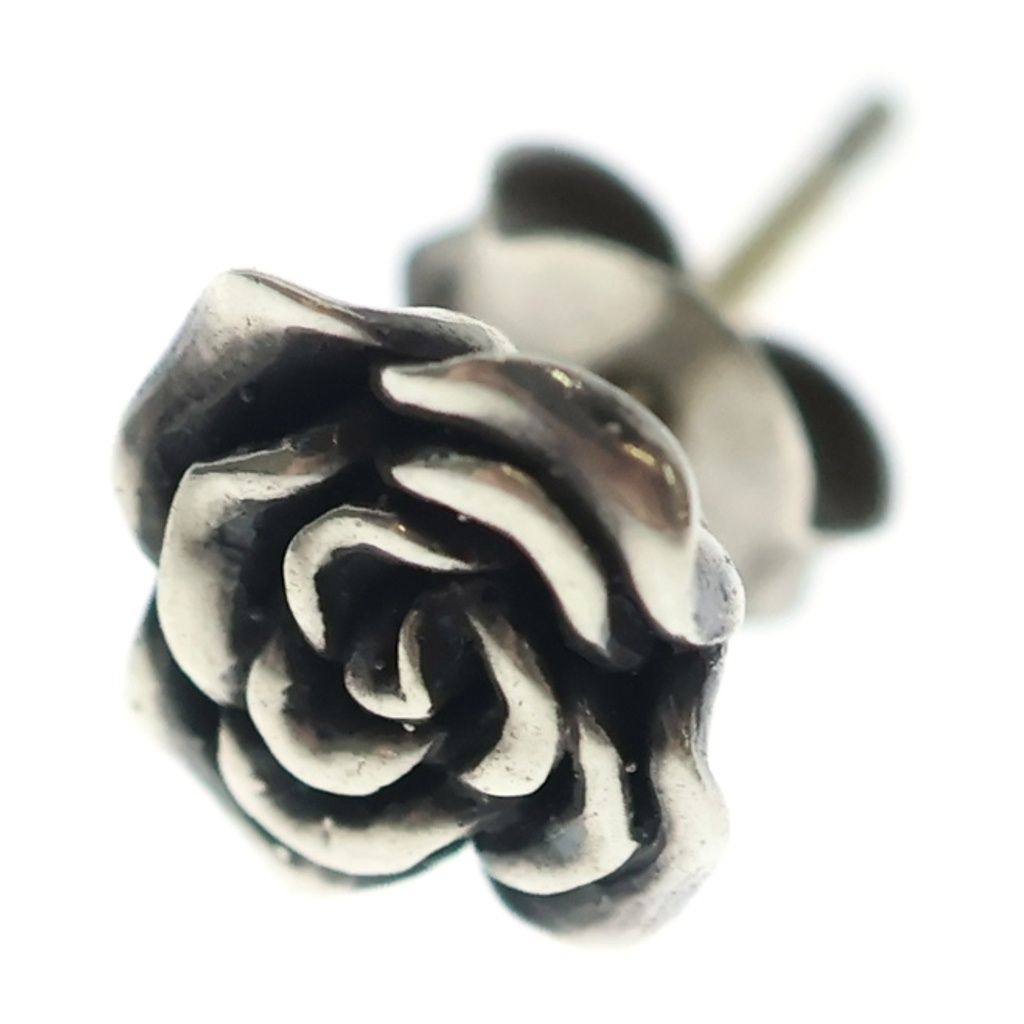 Bloody Mary (ブラッディマリー) Rose Motif Stud Earrings 薔薇モチーフスタッズピアス シルバー