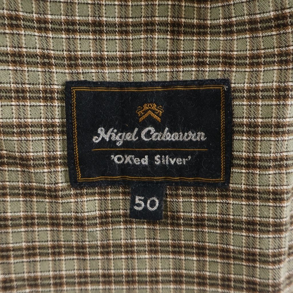 NIGEL CABOURN (ナイジェルケーボン) OX'ED SILVER MASTER MAISON