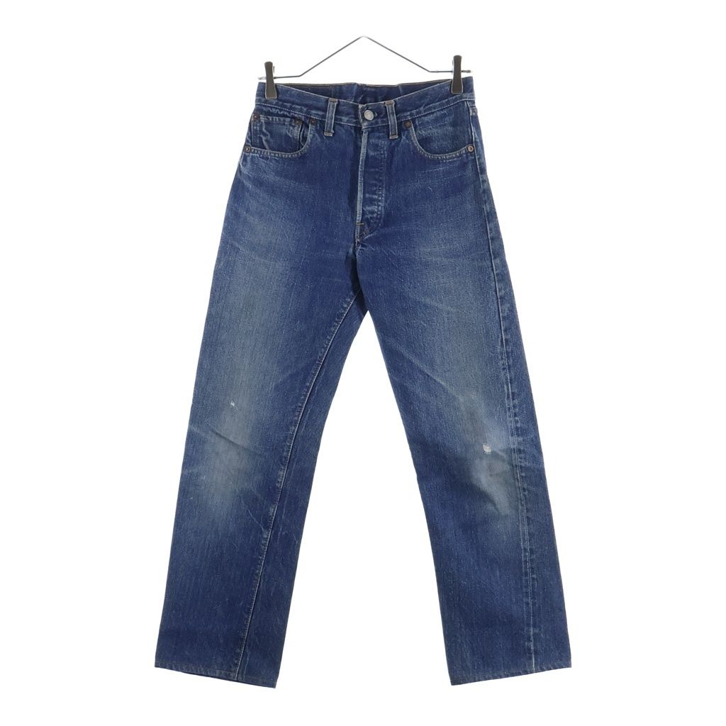 Levi's (リーバイス) 60S-70S VINTAGE 501 BIG E 後期 ボタン裏6 平行ステッチ ヴィンテージ ボタンフライデニムパンツ インディゴ