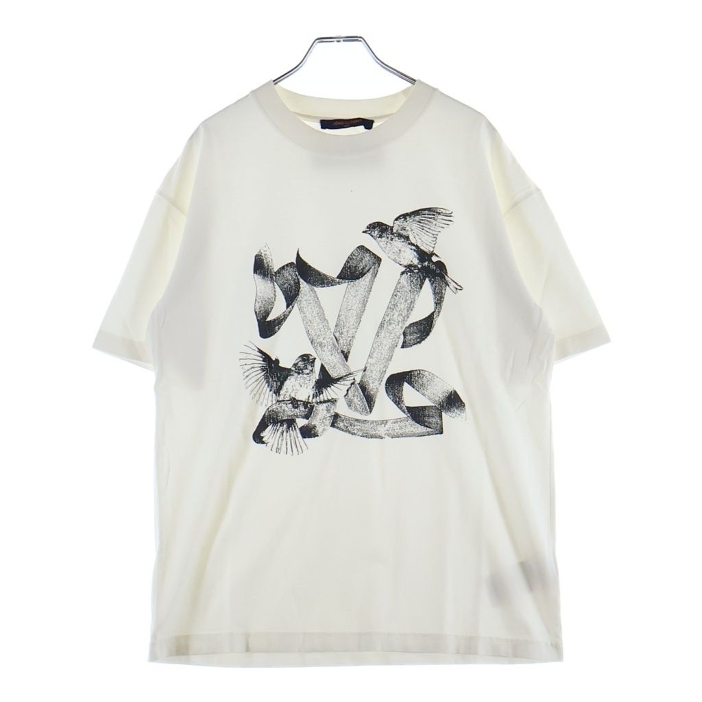 LOUIS VUITTON (ルイヴィトン) 23AW LVバード 半袖Tシャツ カットソー ホワイト RM232 NPG HPY83W