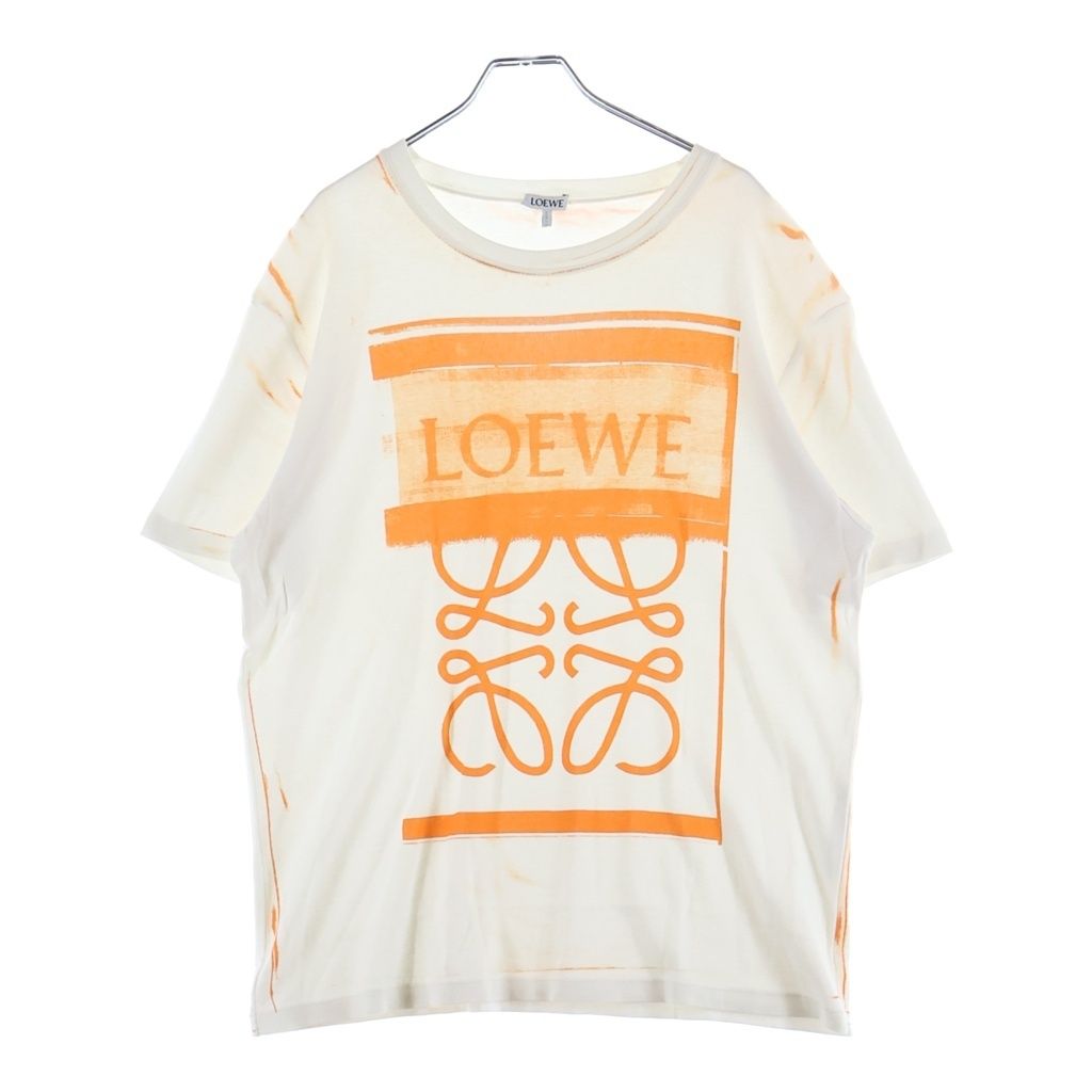 LOEWE (ロエベ) アナグラムプリント 半袖Tシャツ カットソー ホワイト S359Y22X27