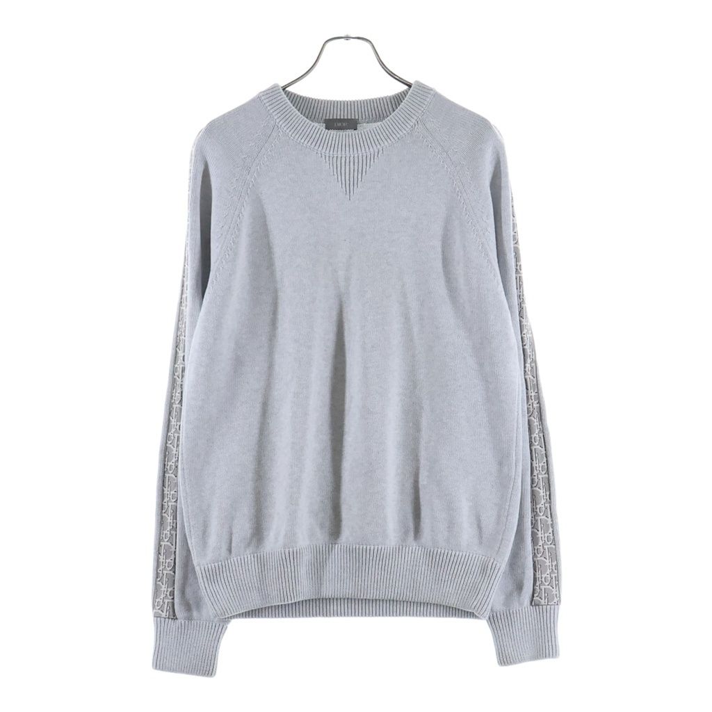 DIOR (ディオール) オブリーク クルーネックセーター ニット グレー 113M638AT187