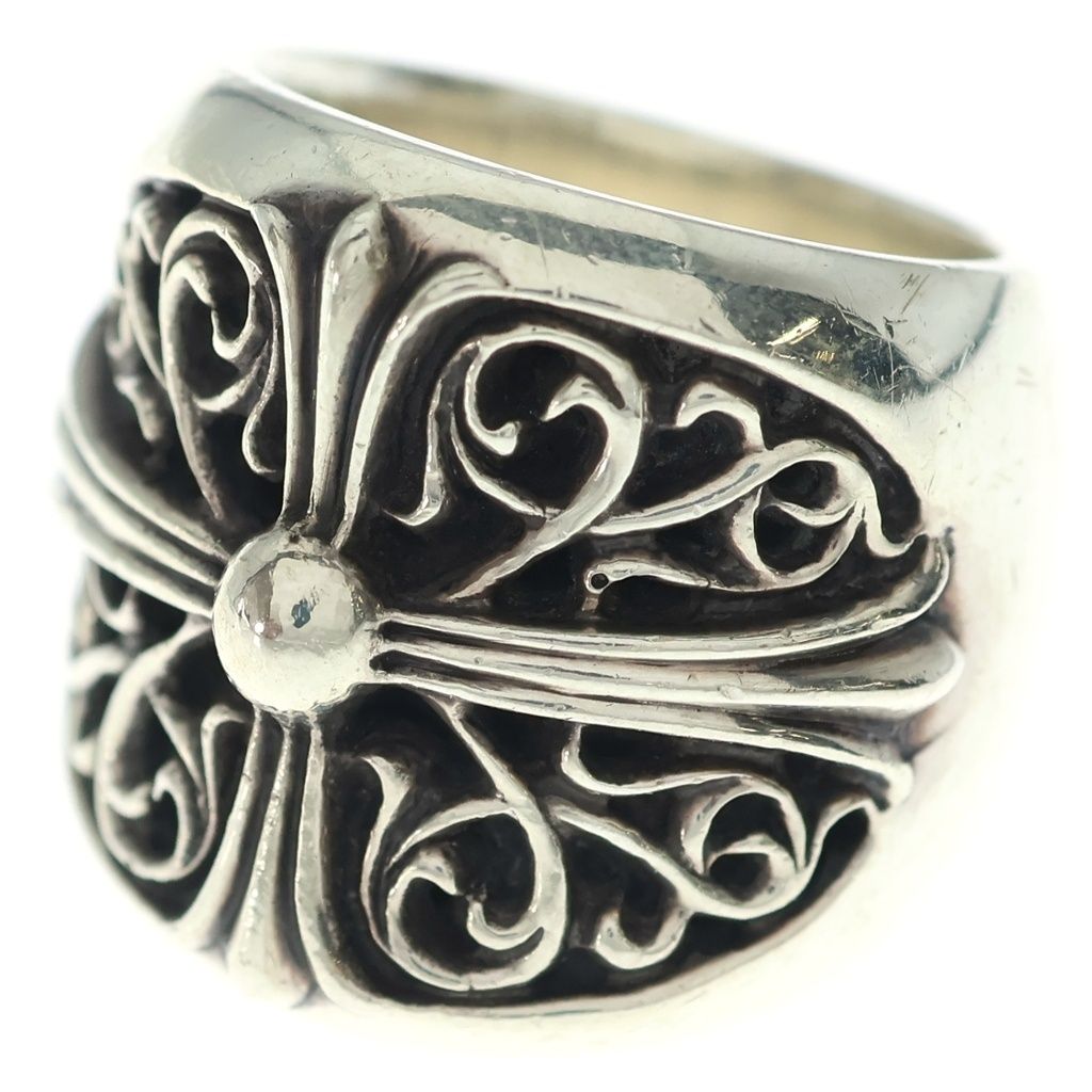 CHROME HEARTS (クロムハーツ) CLASSIC OVAL クラシックオーバルクロス リング シルバー BCA340