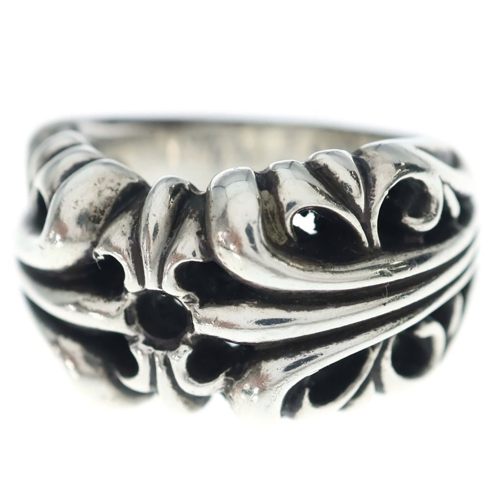 CHROME HEARTS (クロムハーツ) FLRL CRS フローラルクロス リング