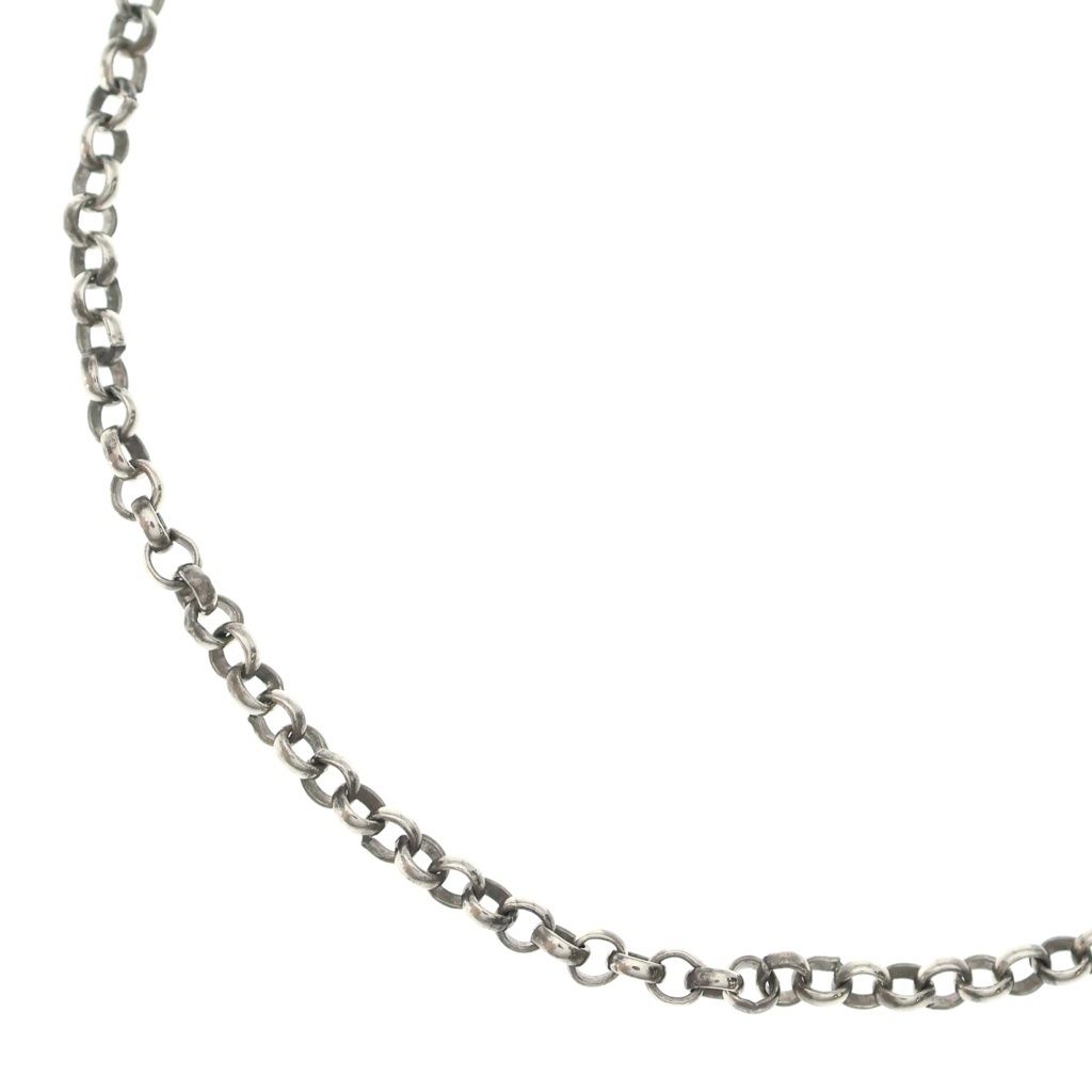 CHROME HEARTS (クロムハーツ) NECKCHAIN R18 ロールチェーンネックレス 18inch シルバー BCA083