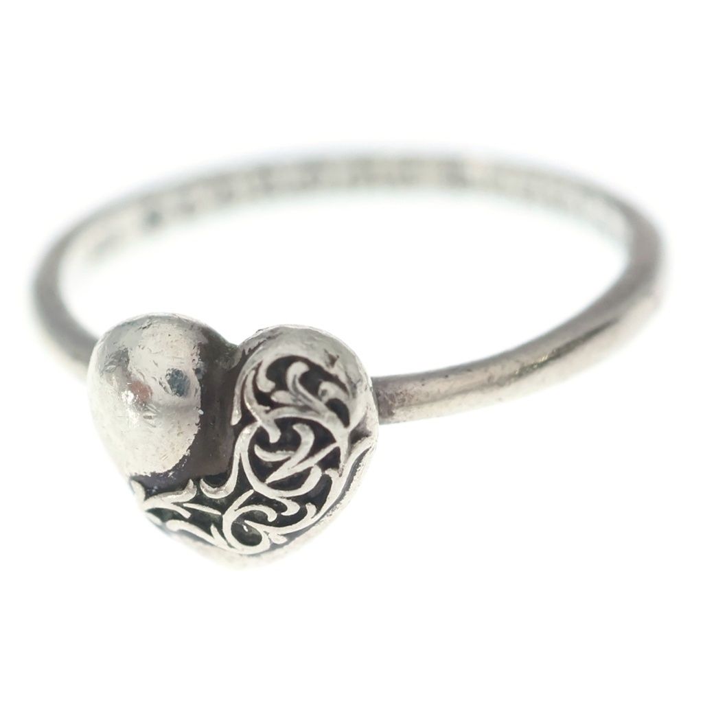 CHROME HEARTS (クロムハーツ) BUBBLGM HEART バブルガムハート リング シルバー