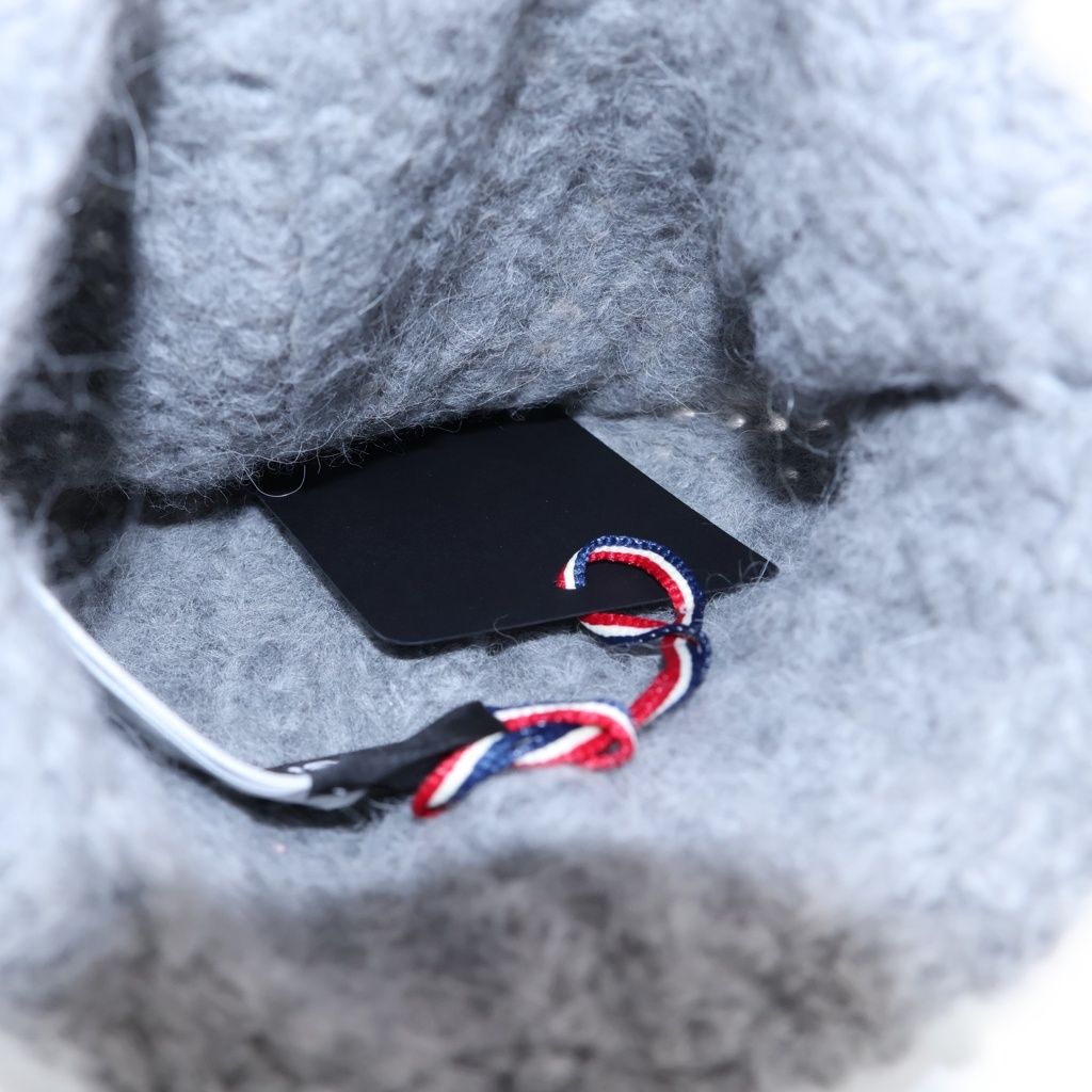 MONCLER (モンクレール) 25AW ロゴ刺繍 アルパカ ウール混 ニット