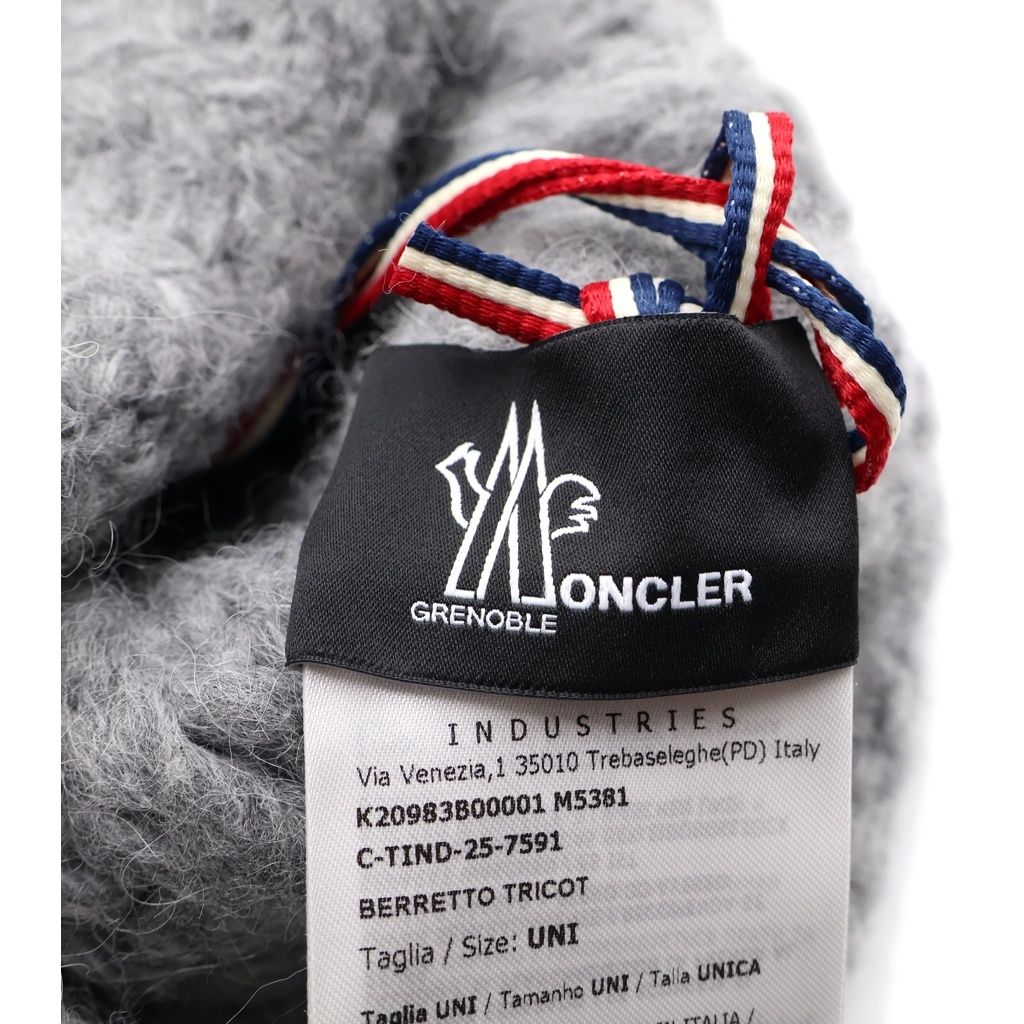 MONCLER (モンクレール) 25AW ロゴ刺繍 アルパカ ウール混 ニット