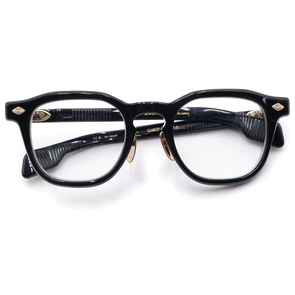 CHROME HEARTS (クロムハーツ) Chirp Chirp サングラス ブラックフレーム K18GP×強化プラスチック 49□23-141 度入り
