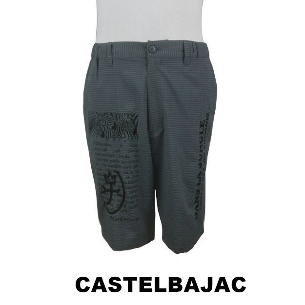 25％OFF　カステルバジャック　CASTELBAJAC　機能素材ハーフパンツ　7216242113-2　チャコールグレー 16,088円
