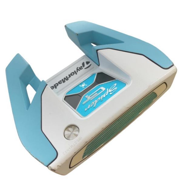 【中古】 テーラーメイド Spider GT LIGHT BLUE シングルベンド 33インチ レディース パター PT スチール (フレックスその他) レディース 女性用 右利き 右用 Cランク ゴルフクラブ