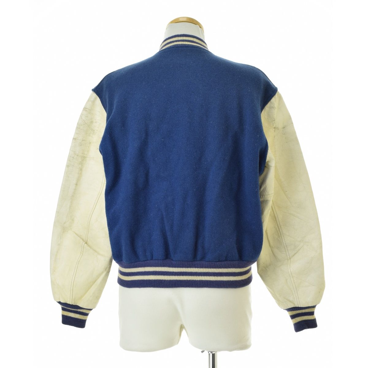 BUTWIN】60s〜70s スタジャン レザースリーブベースボールジャケット