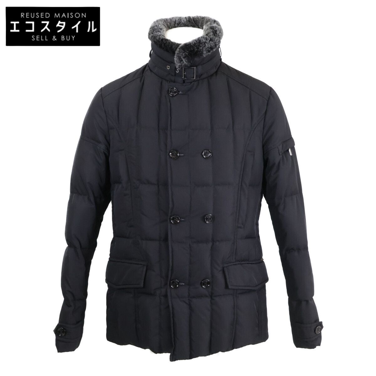MOORER　ムーレー　SIRO-KM ラビットファーカラー付 ダウンジャケット　48 78,045円