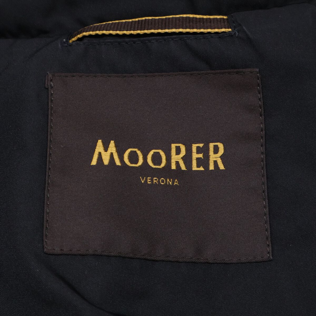 MOORER ムーレー SIRO-KM ラビットファーカラー付 ダウンジャケット 48