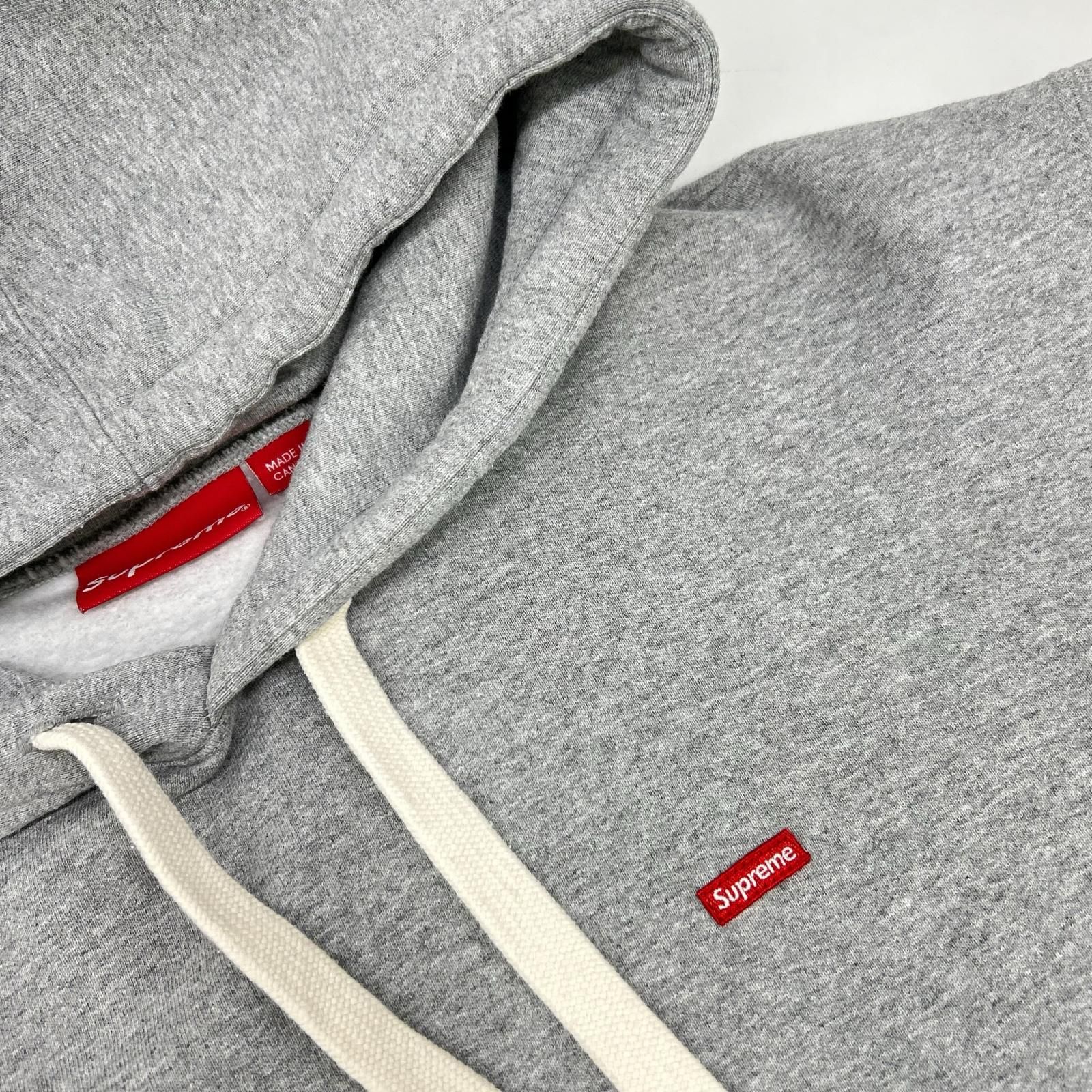 Supreme シュプリーム 23FW グレー Small Box Drawcord Hooded