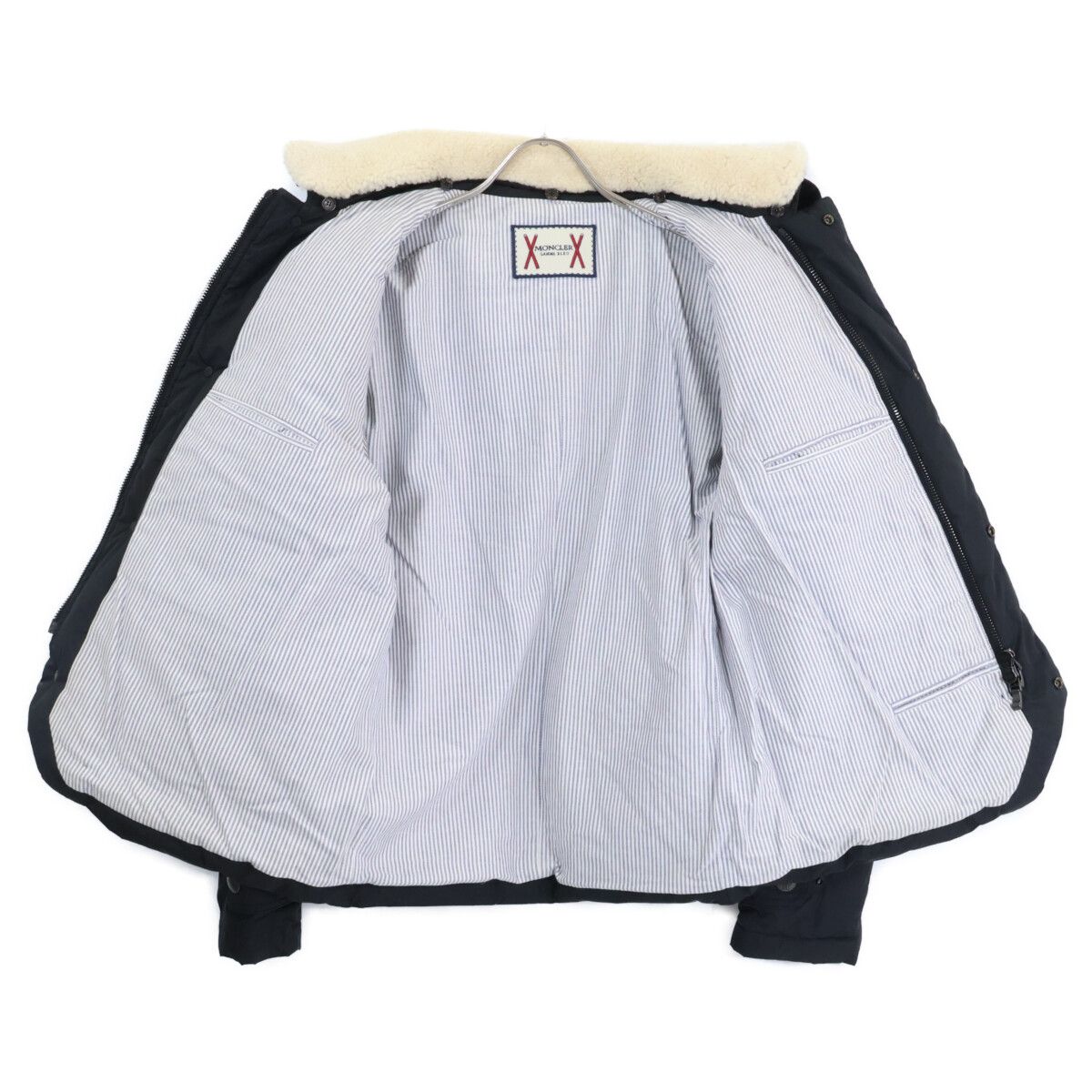 MONCLER モンクレール GAMME BLUE ガムブルー 69242 ボアカラー付