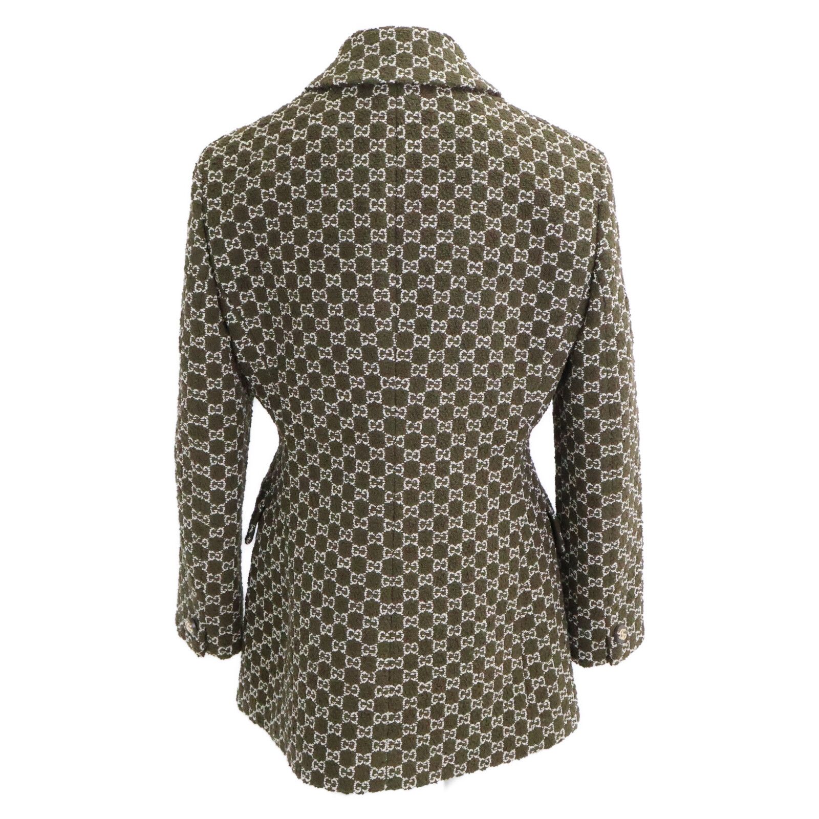 GUCCI　グッチ　【新品/国内正規】FW25 835539 GGブークレ シングルジャケット　40
