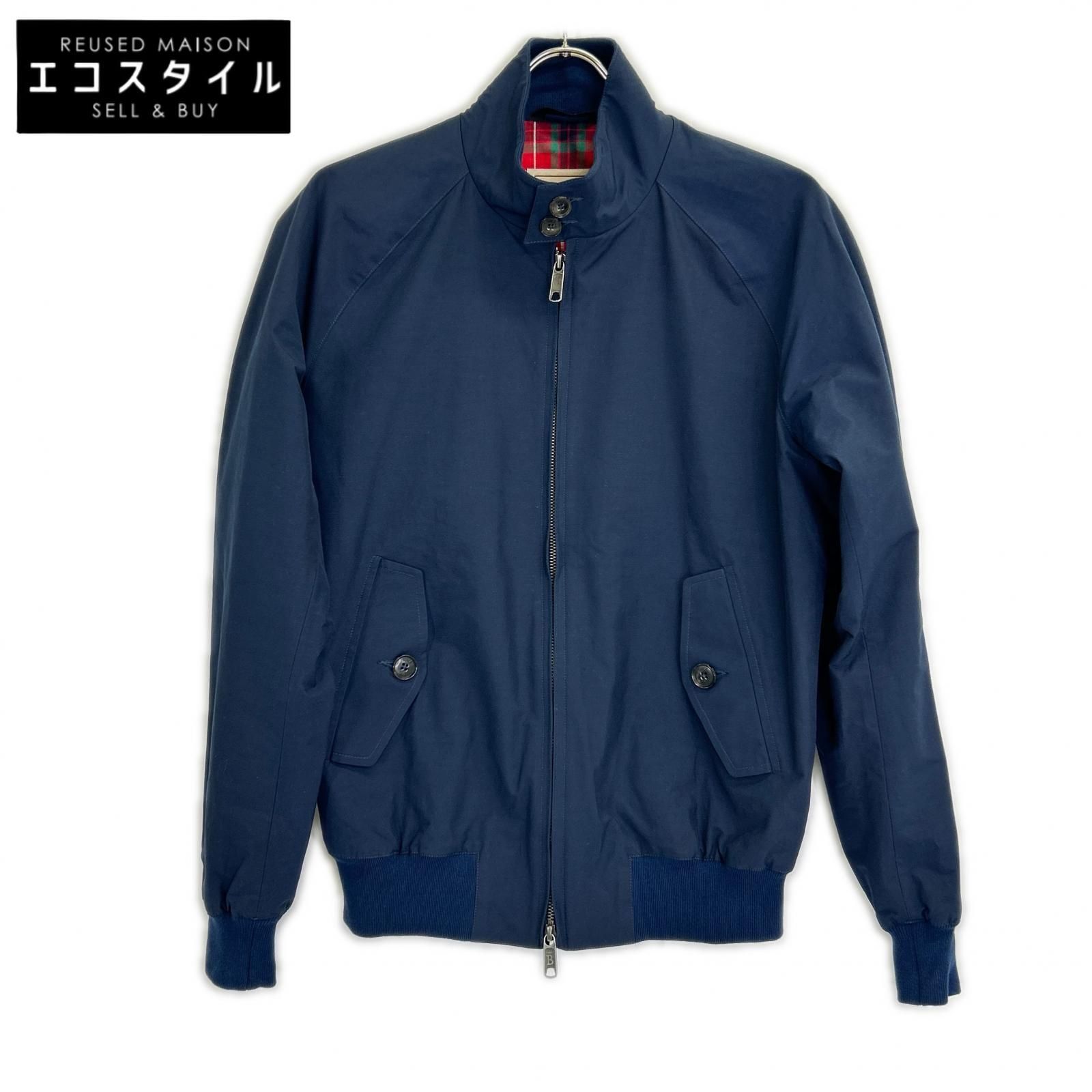 BARACUTA　バラクータ　241MBRCPS0001 英国製 ネイビー スリムフィット G9 スイングトップ ハリントンジャケット　38