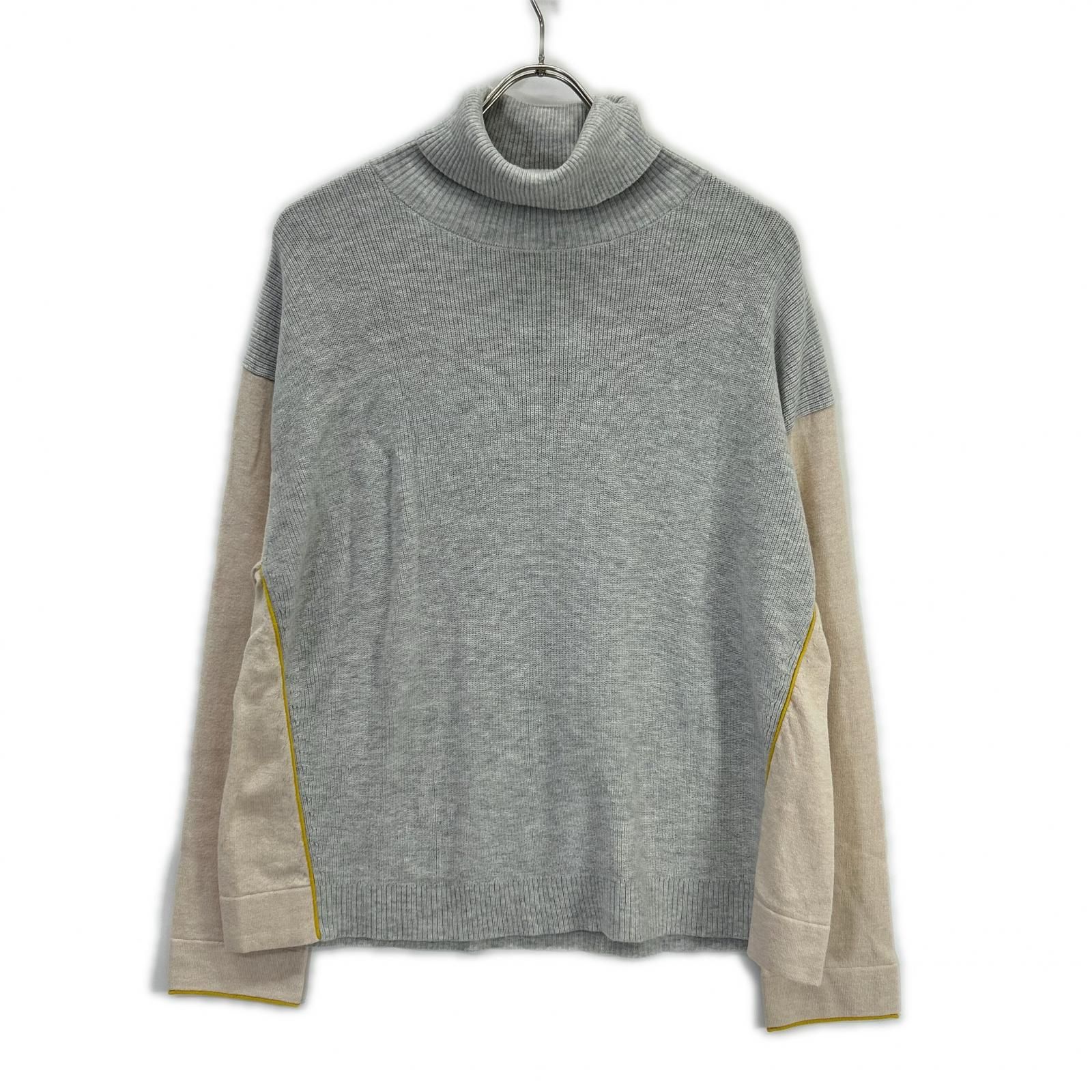 Paul Smith 切り替えタートルニット トップス Paul Smith 切り替えタートルニット