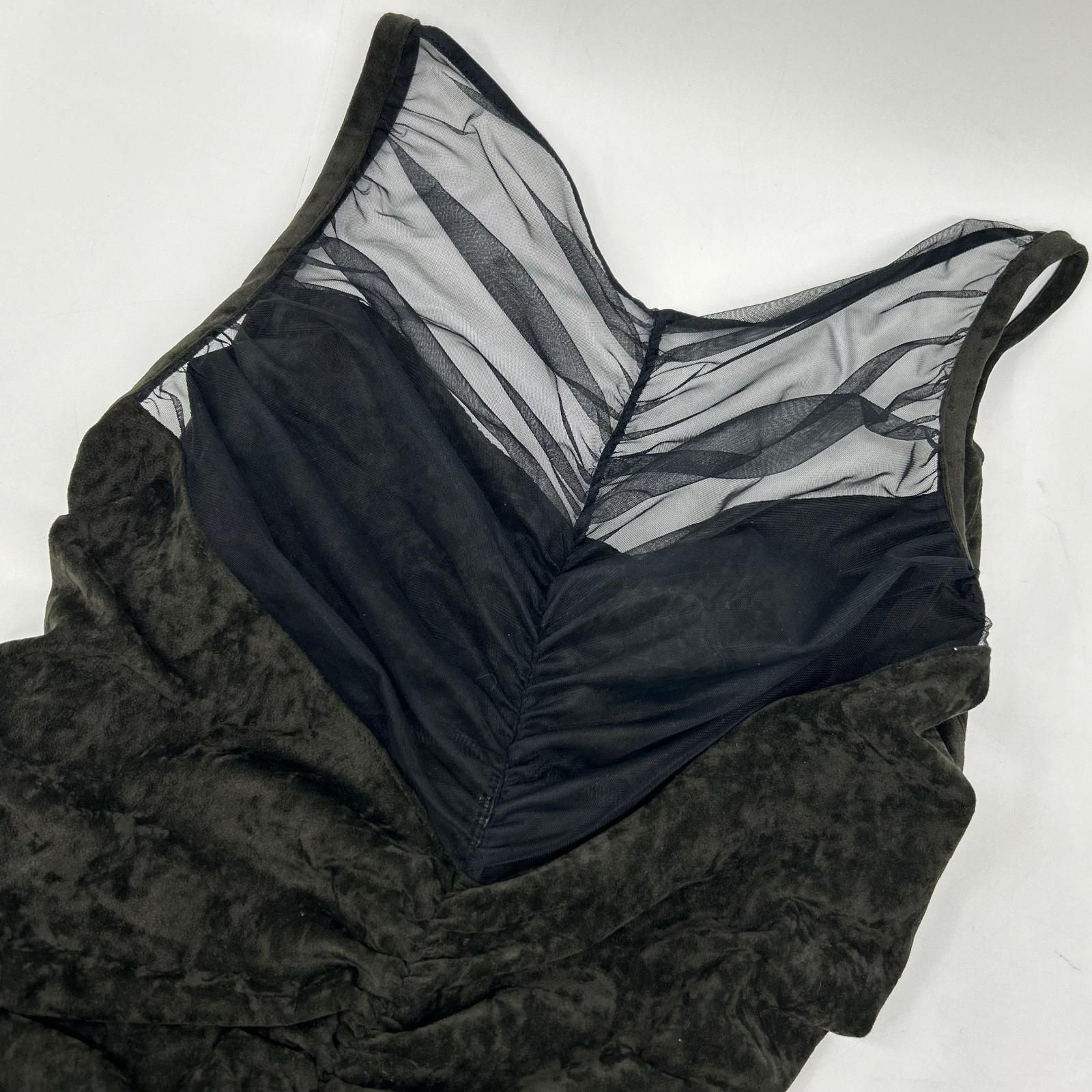 ベロア シアー ワンピース FTC252-0822 FETICO フェティコ 【STUDIOUS別注】FTC252-0822 ブラウン VELOUR