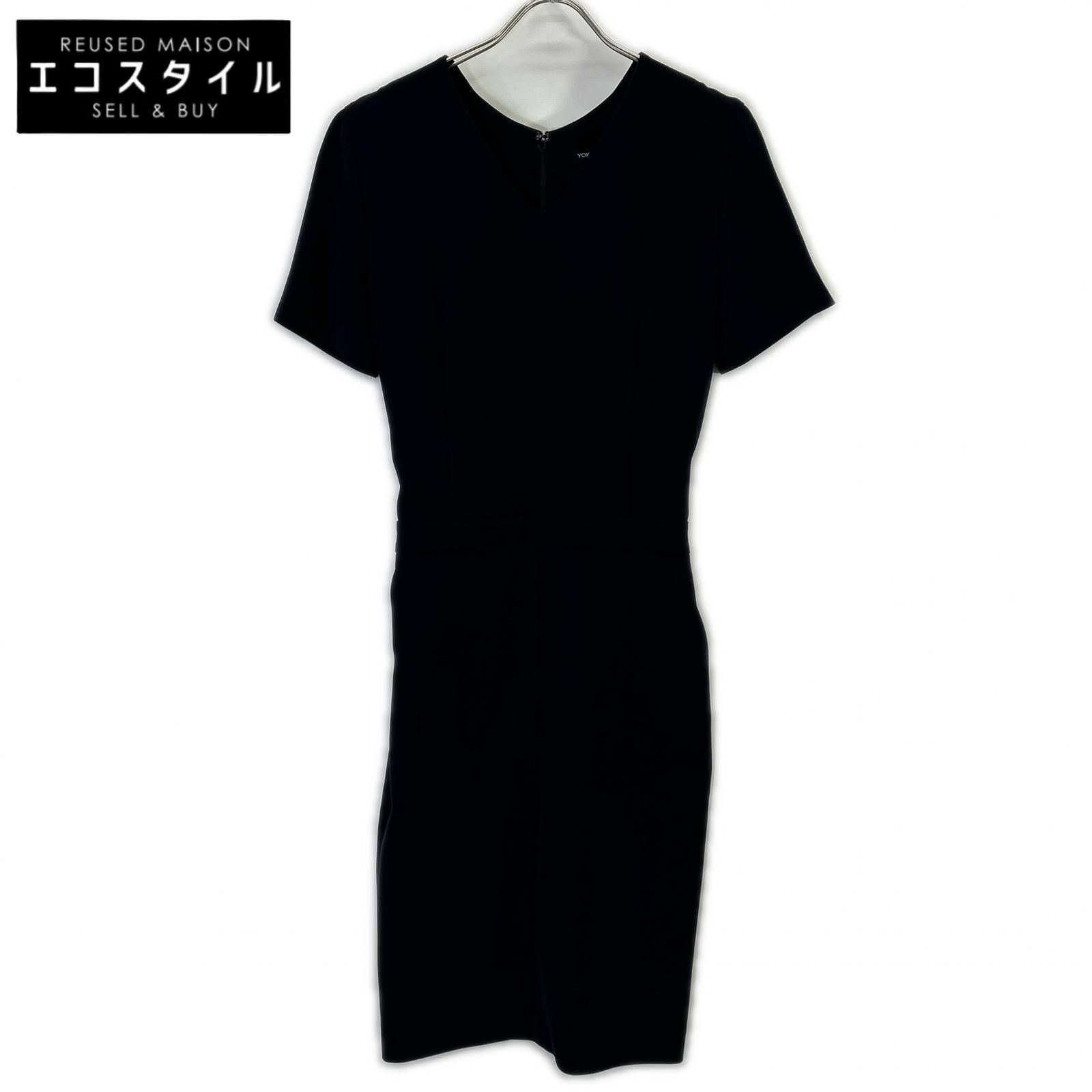 YOKOCHAN　ヨーコチャン　【新品】YCD-318-407 V-neck Layered Dress Vネックレイヤードドレス　38
