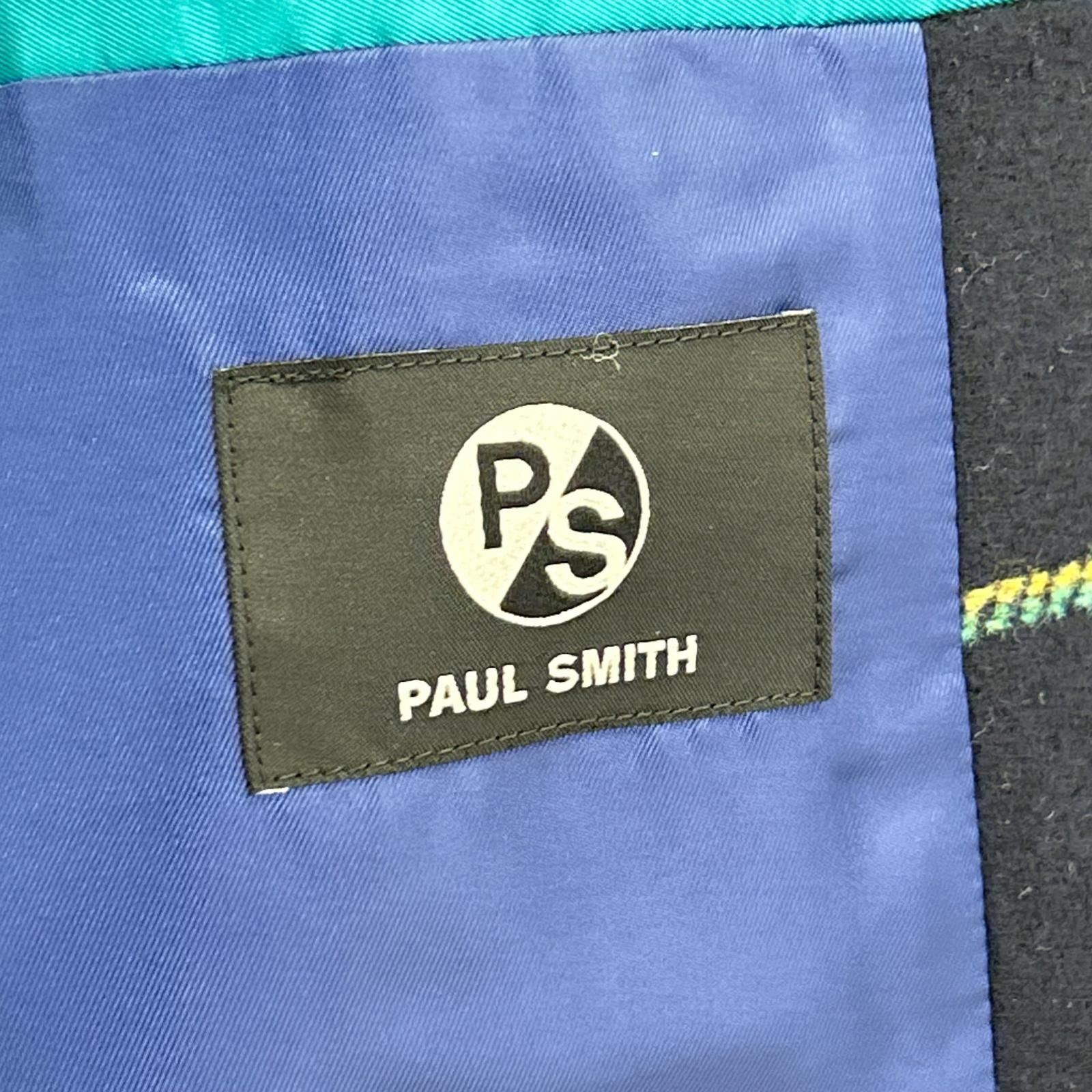 PaulSmith ポールスミス ネイビー PY-BM-83376 ウール混 チェスター