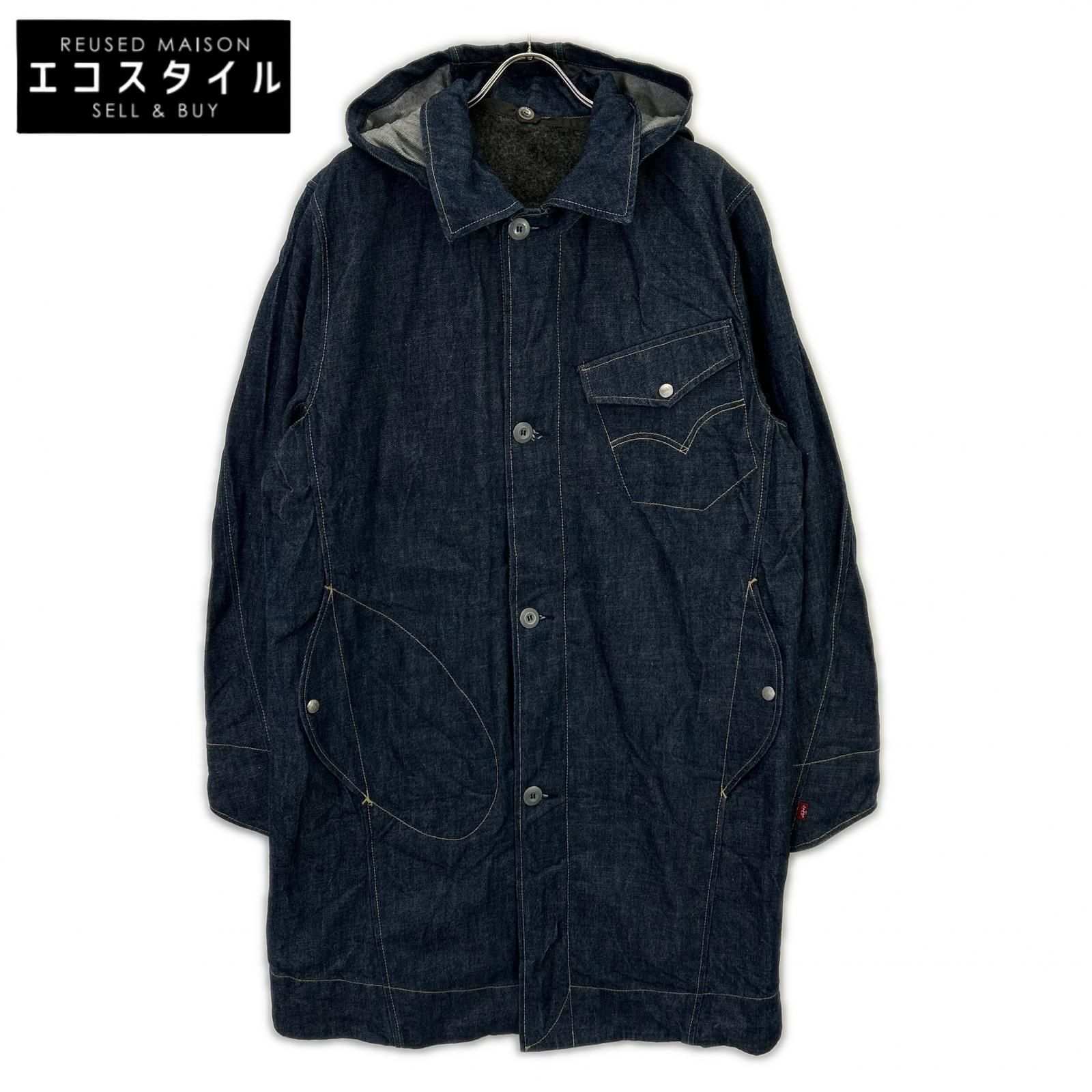 LEVI'S　リーバイス　インディゴ 00S ENGINEERED インナー付きデニムコート　M