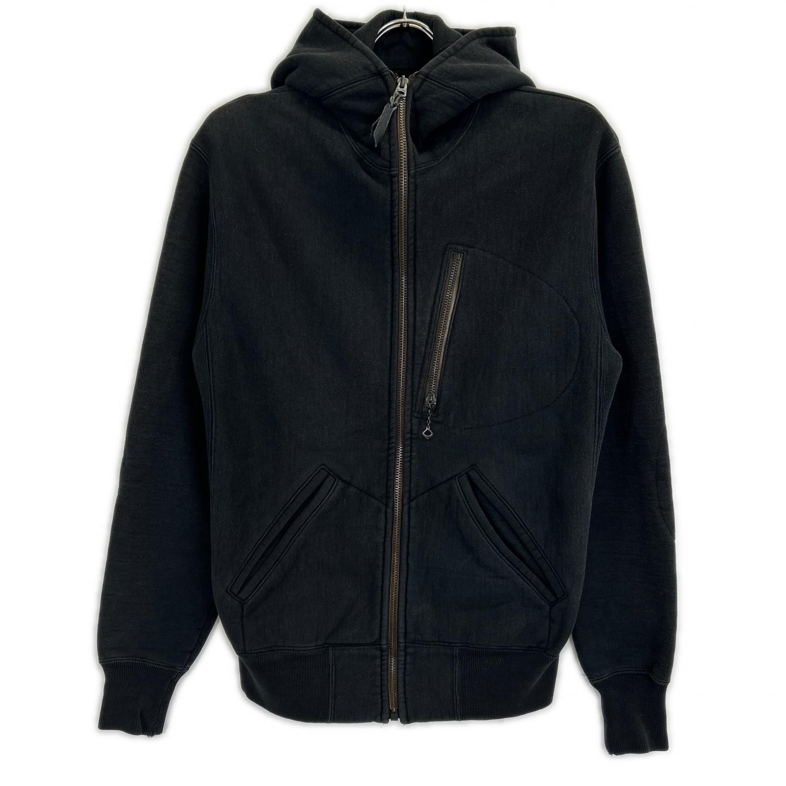WESTRIDE ウエストライド ブラック コットン FULL ZIP PAKA フルジップ