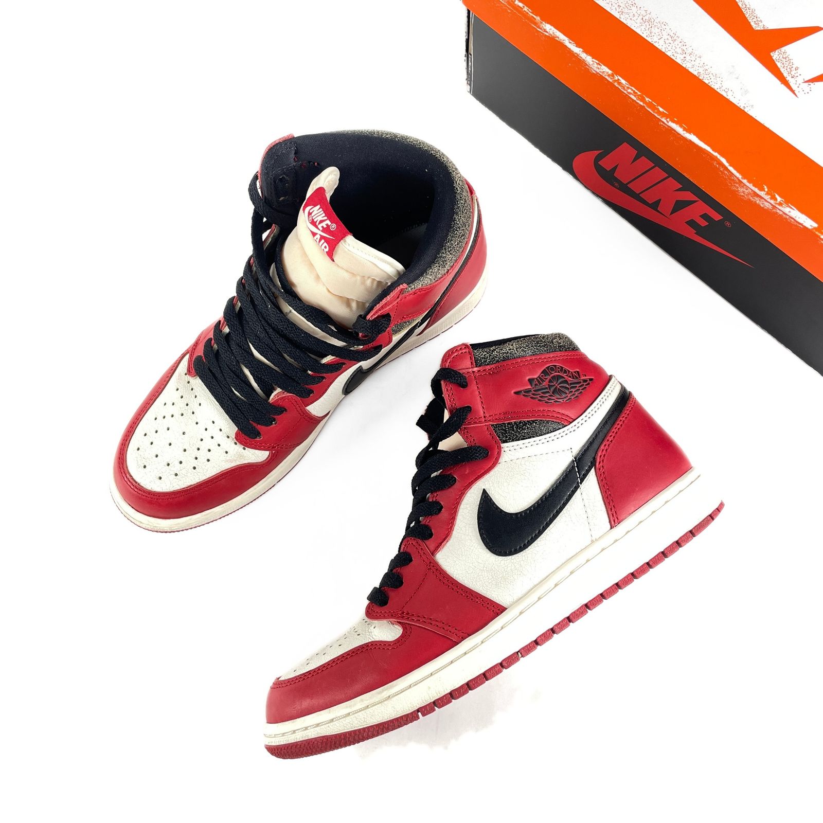 箱付 NIKE ナイキ 2022 DZ5485-612 AIR JORDAN 1 RETRO HIGH OG エアジョーダン 1 レトロ ハイ オリジナル シカゴ 27cm VARSITY RED/BLACK-SAIL-MUSLIN