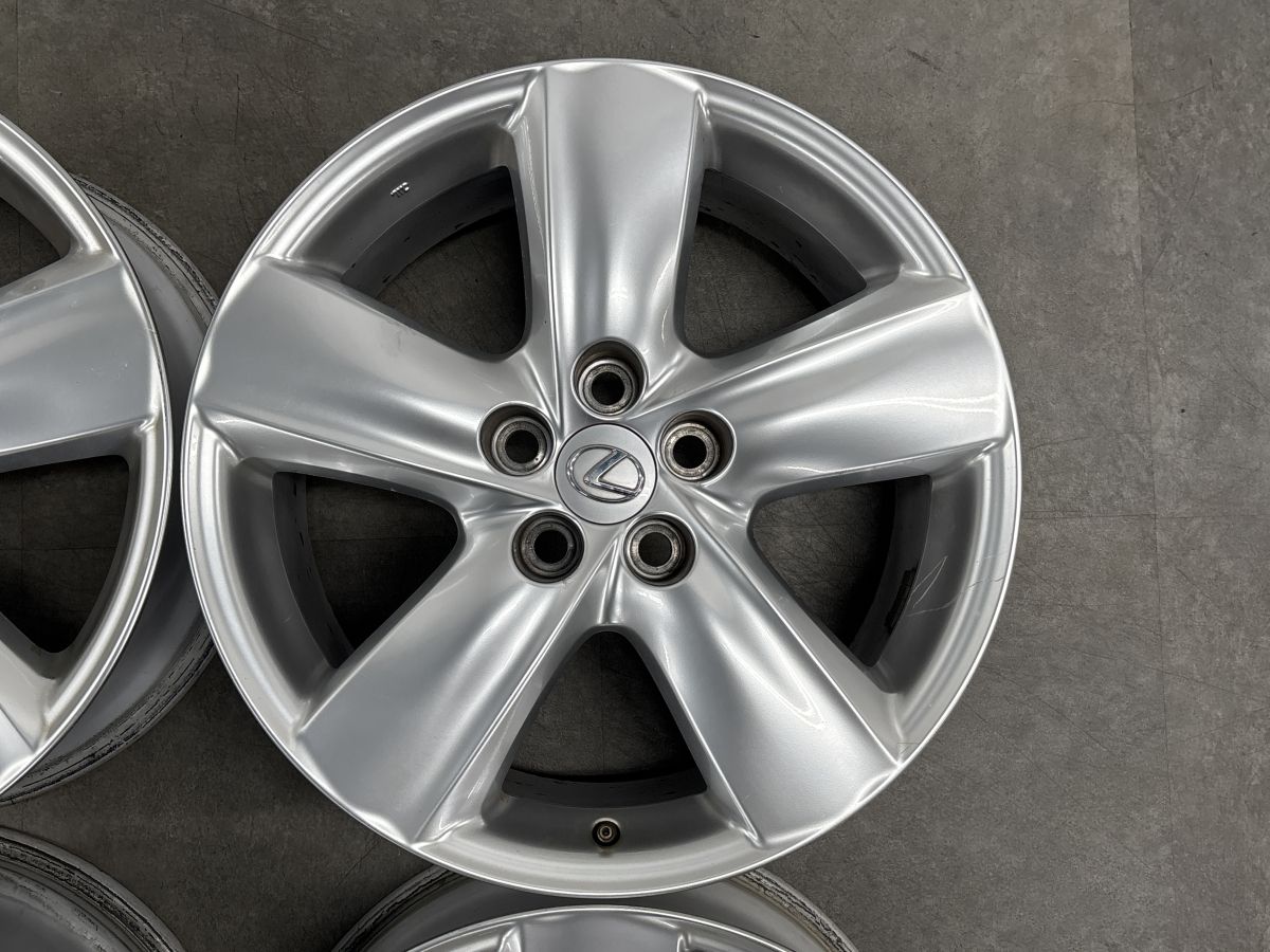 交換用に】レクサス LS460 LS600h バージョンS 純正 19in 8J +35 