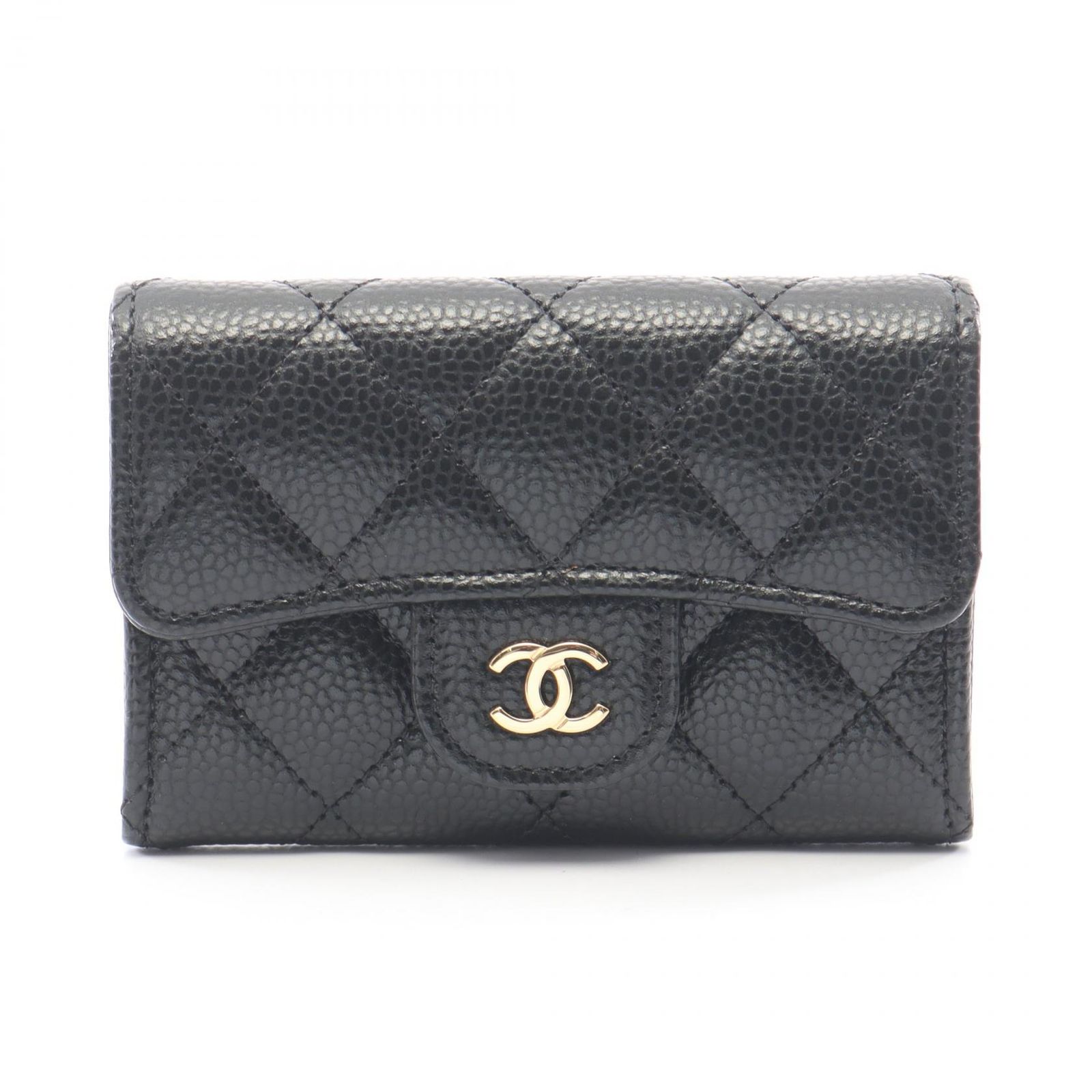 CHANEL シャネル クラシック フラップ カード ケース マトラッセ カードケース
