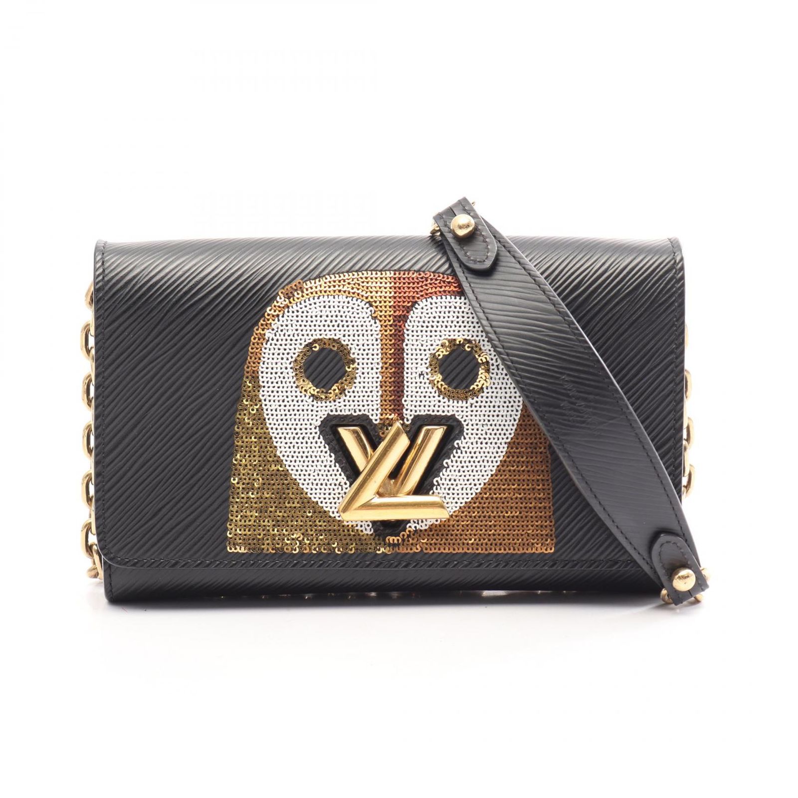 LOUIS VUITTON ルイ・ヴィトン ポルトフォイユ ツイストチェーン フクロウ ショルダーバッグ
