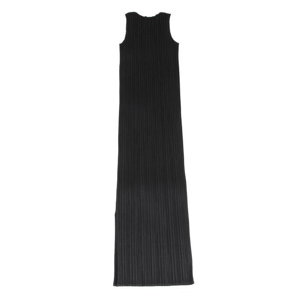 プリーツプリーズPLEATS PLEASE サイドスリットノースリーブワンピース