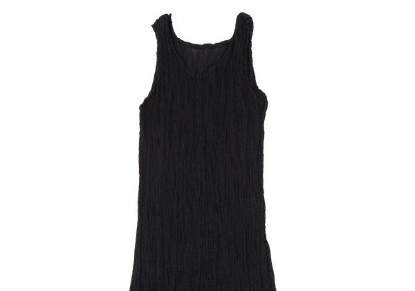 イッセイミヤケミーISSEY MIYAKE me 染めクレーププリーツノースリーブ