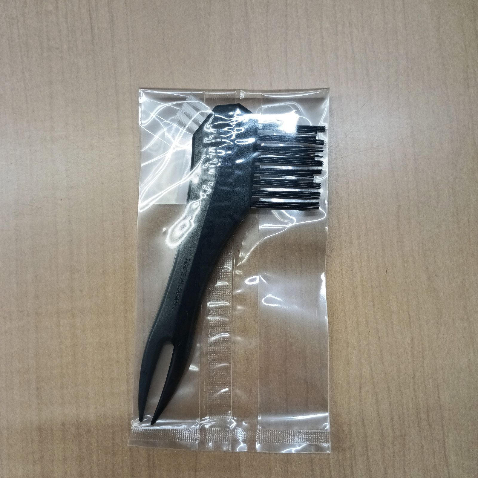 strania JAPAN ケアストレートブラシ ヘアブラシ ブラック 箱・説明書