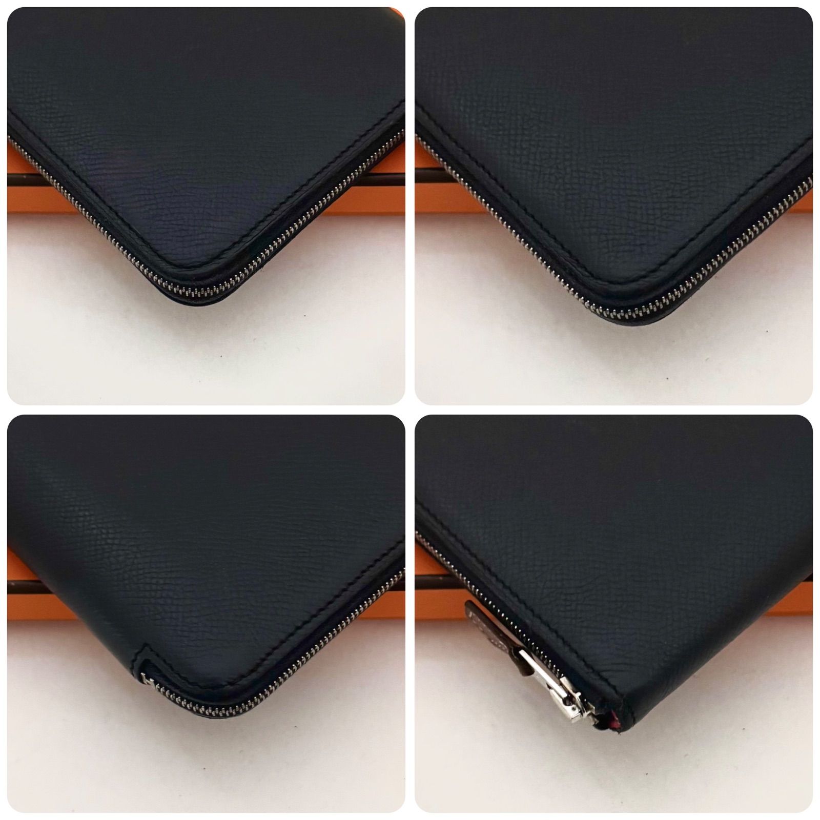 HERMES アザップロング シルクイン 長財布 C刻印（2018年製）新品同様